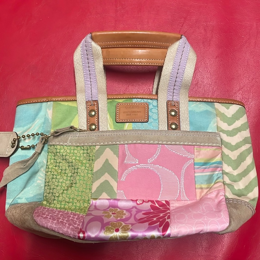 Coach Patchwork small tote